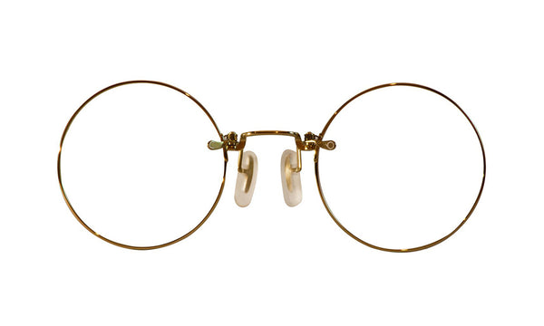 Gold-Rimmed Glasses