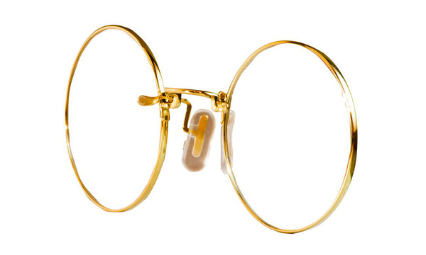 Gold-Rimmed Glasses